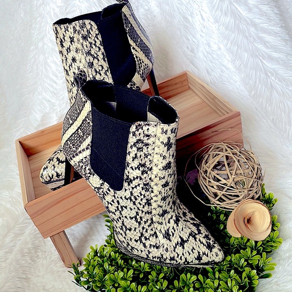 Michael Kors Shoes - Michael Kors Meadow Snakeskin Platform Booties
